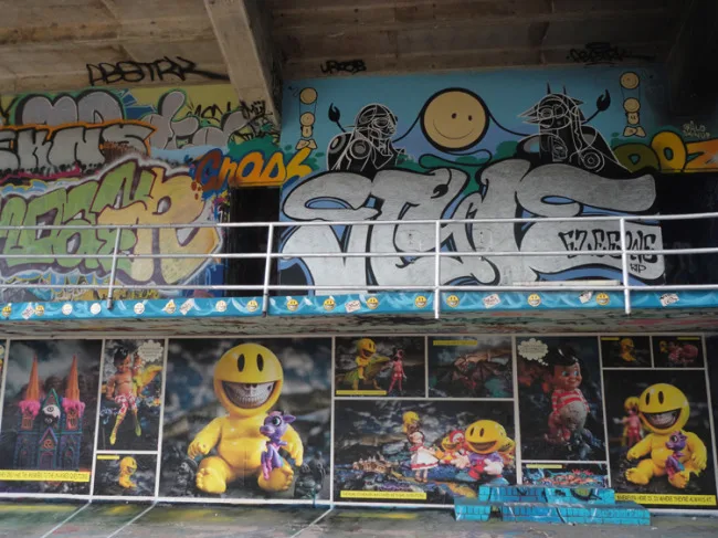 The London Police atop Ron English